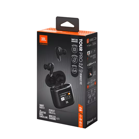 JBL Tour Pro 2 earbuds black