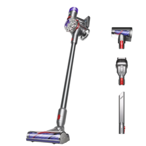 Dyson V8 Cordless Vacuum, Cleans Hard Floors and Carpets, Detangles, Converts to Handheld, 115AW, 2 Power Modes, Up to 40 Minutes¹